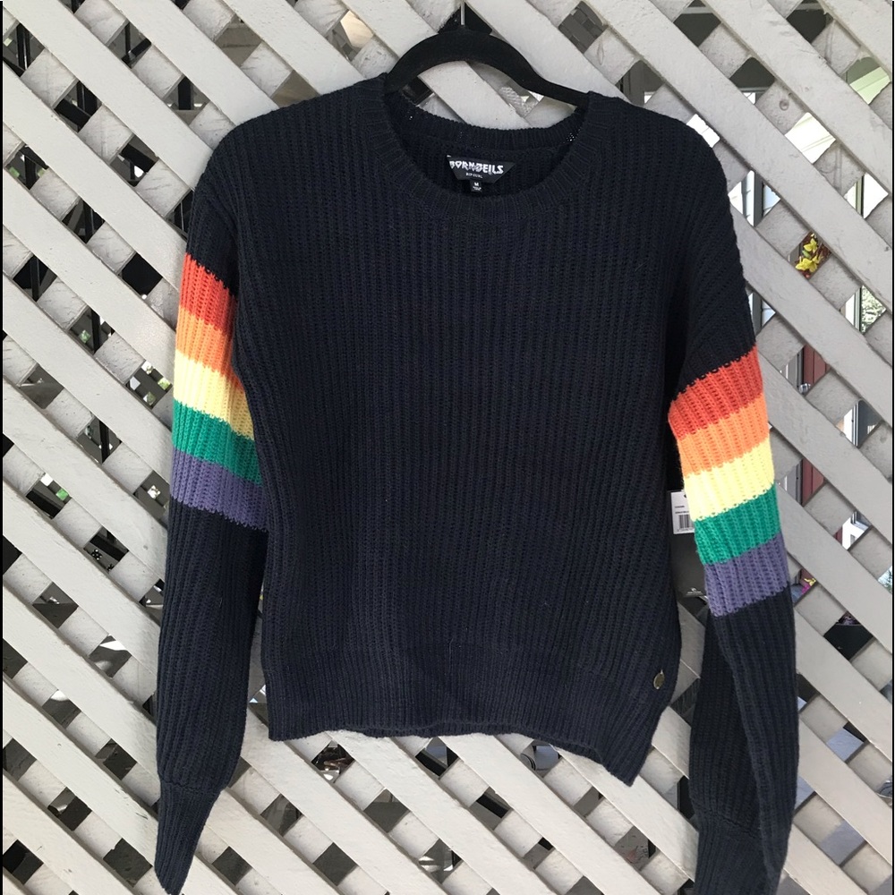 Navy Blue Beach Sweater